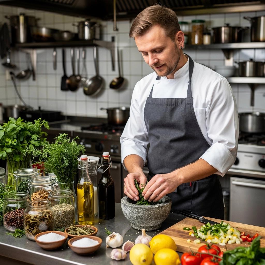 Užpilta karšta arbata su celiuliozės sėklomis, šalia džiovintų vaisių.